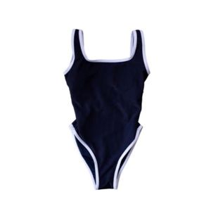 NIB LainSnow Ocean Isle One Piece Navy